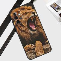 Riaumojantis liūtas dėklas Samsung Galaxy A56 A36 A26 A16 A06 A54 A34 A14 A12 A22 A32 A52 A13 A53 A15 A35 A55 Samsung A22 5G