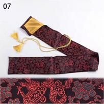 Kinietiško stiliaus šilko nešiojimo krepšiai Katana Kendo bambuko kardo laikymo krepšys Japoniškas katanos apsauginis maišelis Kung Fu tapybos organizatorius brown
