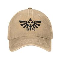 Personalizuota medvilninė Zelda Legendų beisbolo kepuraitė Moterims Unisex Reguliuojama Žaidimų Tėčio Kepurė Streetwear Baseball Cap beige