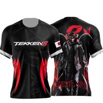 Bandai Tekken 8 Jin Kazama 3D marškinėliai vyrams, moterims, vaikams, vasariniai sportiniai žaidimų marškinėliai, vasaros lauko 5XL black