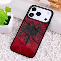 Albanijos Vėliavos Erelis Telefono dėklas iPhone 17 Air 16 15 11 12 14 13 Pro Max Atsparus smūgiams Dangtelis iPhone 15