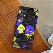Žaidimo Splatoon 3 dėklas telefonui Samsung A14 A53 A52 A73 A32 A54 A33 A13 A21 A34 A71 A31 A22 A50 A20 A40 A23 Galinis dangtelis Samsung A52s
