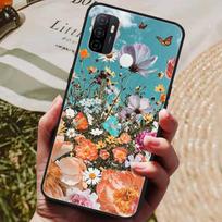 OPPO A53S 2020 dėklas Katė Vilkas Dažytas Silikoninis Minkšti Telefono Dėklai OPPO A53 A 53 Galinis Dangtelis Fundas OPPOA53 4G A 53S Para OPPO A53 2020 blue