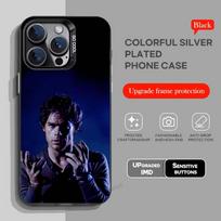 Dexter Morgan telefono dėklas iPhone 17,16,15,14,13,12,11,Pro,Max,Plus,Mini,X,XS,XR,8,S,SE, Minkštas juodas dėklas iPhone17 gray