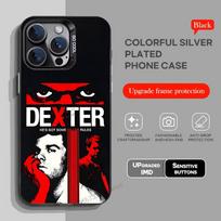 Dexter Morgan telefono dėklas iPhone 17,16,15,14,13,12,11,Pro,Max,Plus,Mini,X,XS,XR,8,S,SE, Minkštas juodas dėklas iPhone16e