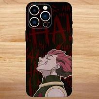 Anime H-Hisoka M-Morow telefono dėklas, skirtas iPhone 16,15,14,13,12,11,Mini,Pro,SE,MAX, baltas matinis smūgiams atsparus dangtelis iPhone15plus