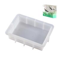 Rectangular Silicone Molds Resin Art Moulds Hand-Making Supplies for Creating Unique Bookends and Tabletop Displays S white