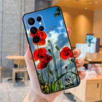 aguonos gėlės žydėjimo telefono dėklas, skirtas Samsung Galaxy S25 S24 S23 S22 S21 S20 Ultra S9 S10 Plus S25 FE, galinis dangtelis For Galaxy S9 Plus red