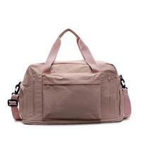 Travel Duffel Bag for Men Women Expandable Large Capacity handbag Packing Organizer Gym Sport Shoulder bags for Business Trip rožinė