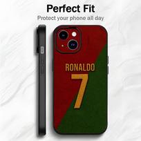 futbolo žvaigždė CR7 C-Cristiano Ronaldo telefono dėklas telefono dėklas minkšta pakuotė lengvas skirtas iPhone17 16 15 14 13ProMax iPhone15plus brown
