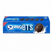BTS OREO Violetiniai Korėjietiško Stiliaus Sumuštinių Sausainiai, 100g, 300g, 1000g # Vanilla Cream100g x 1pack blue