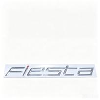 Fiesta bagažinės raidės emblema 3D metalinis automobilio logotipas trijų spalvų kėbulo dekoravimo lipdukas white