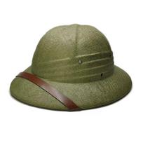 2025  100% Šiaudų Šalmas Pith Vasarinė Kepurė nuo Saulės Vyrams Vietnamo Karo Armijos Kepurė Tėčio Boater Kibiro Kepurės Safari Džiunglių Kasyklų Kepurė 56-58cm alyvuogių žalios spalvos