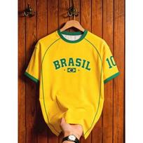 2026 Brazilijos Sirgaliaus Futbolo Marškinėliai Futbolo Džersis Retro Dryžuotas Spaudinys Kvėpuojantis Greitai Džiūstantis Treniruočių Marškinėlis Sirgalio Sportinis Viršus Vyrams Moterims Naujas L yellow