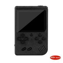 Nešiojama žaidimų konsolė 500 klasikinių žaidimų LCD Nešiojama Retro Vaizdo Mini Žaidimų Konsolė Įkraunama Puiki Dovana Vaikams ir Suaugusiems black