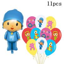 Pocoyo folijos oro balionai Eily Pato latekso balionai Dramblys PP vakarėlis Laimingos gimimo dienos vėliava Kūdikio krikšto dekoracija Vaikų berniukų žaislai