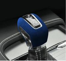 Alcantara zomšos pavarų perjungimo svirties dangtelis, skirtas Volvo XC60 XC90 S60 V60 S90 V90 2015-2023 200000182:173 juoda