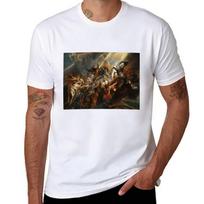 The Fall Of Phaeton By Peter Paul Rubens (1605) Tshirt Active Sports Short Sleeve Cotton Shirt XL