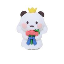 Bubu and Dudu Panda Bear Figure Doll Wedding Figurine Kawaii Action Toy Collection Ornaments for Fans Friends Gifts brown