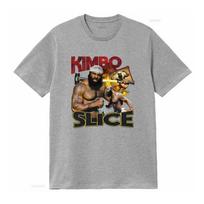 Kimbo Slice Vintage Style Rap T Shirt Vintage Graphic Versatile Soft Stretched Fashion Stylish Comfortable Breathable L brown