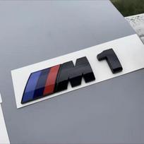 3D Emblem Car Fender Side Rear Trunk Badge M Logo Sticker Number Decal For BMW M1 M2 M3 M4 M5 M6 M7 Performance Auto Accessories rldf93 11.5x2.7cm white