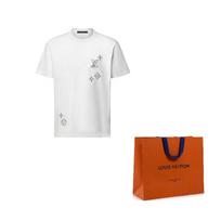 LOUIS VUITTON FW26 Marškinėliai Vyriški Balti 1AK7FZ White-Original Gift Bag balta
