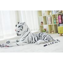 30-120CM Didelis Juodas Leopardas Pantera Geltonas Baltas Tigras Pliušiniai Žaislai Iškamša Pagalvė Lėlė Vaikams 90cm