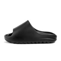 Vasaros neslystančios unisex paplūdimio ir dušo šlepetės 44-45 juoda