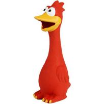 Chewing Resistant Latex Screaming Chicken Simulation Durable Squeaky Dog Toys Easy To Clean Flexible Pet Squeeze Sound Puppy yellow