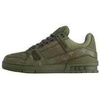 LOUIS VUITTON Sportbačiai Žemi Kateboardo Batai Unisex Žali 1AH999 41 žalia