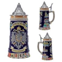 Vokiškas alaus bokalas Didelės talpos Retro Keraminiai alaus puodeliai Taurė Vokietija Tankard Stiklinis puodelis 600ml Geriausia dovana tėčiui Vyrams 501-600ml