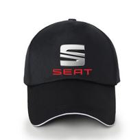 Beisbolo kepurės Lauko Kepurės nuo Saulės Žvejybai Kepurės su Skydeliu Lenktyninių Automobilių Kepurė Skirta Seat Leon 5f Ibiza 6l 6j Leon 1p Pagalvėlė Altea Aksesuarai black
