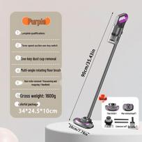3-in-1 Belaidis Dulkių Siurblys: Didelė siurbimo galia, ilgas baterijos veikimo laikas, drėgnam ir sausam valymui, stalviršiui ir grindims Multifunctional Vacuum Cleaner beige