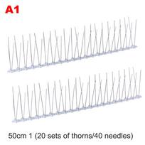 Anti Bird Spikes Pigeon Repellent, Stainless Steel Bird Control Spikes For Roof Balcony Window Ledges Protection 4