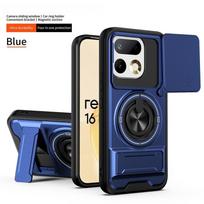 Shockproof Armor Case For Realme 16 Pro Plus 16Pro 5G Slide Lens Protect Magnetic Ring Stand Back Cover for Realme16 Pro + Funda realme 16 Pro+
