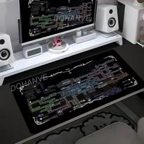 Anime Žaidimas Hollow Knight Pelės Padas Nešiojamas Kompiuteris Žaidimų Aksesuarai Klaviatūra Didelis Pelės Padas XXL Kilimėlis PC Kawaii Stalo Kilimėlis Paaugliams Dovana 30x60cm