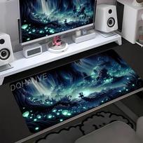 Anime Žaidimas Hollow Knight Pelės Padas Nešiojamas Kompiuteris Žaidimų Aksesuarai Klaviatūra Didelis Pelės Padas XXL Kilimėlis PC Kawaii Stalo Kilimėlis Paaugliams Dovana 30x60cm