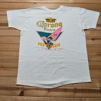 Vintage 1988 Corona Extra Pro Classic Windsurfing Graphic T-Shirt USA - Large Unisex T-Shirt S white