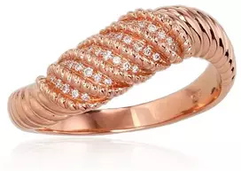 Diamond Sky Jewelry Auksinis žiedas su deimantais „Aveyron II“