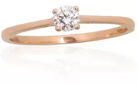 Diamond Sky Jewelry Auksinis žiedas su deimantais „Jos Akių Šviesa III“