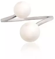 Diamond Sky Jewelry Sidabrinis žiedas su perlais „Perlų Simfonija“