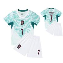 27 Portugalija Išvykos rungtynės Nr.. 7 Futbolo Marškinėliai Vaikų Drabužiai Suaugusiųjų Rinkinys Dydis 16-2XL #S