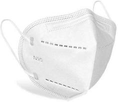 Vakra® N95 Respirator Mask | 95% Filtration Efficiency | Disposable Multi-Layer Protective Respirator – Breathable, Universal Fit (Pack Of 100)