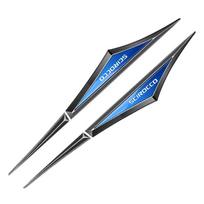 2Pcs 3D Alloy Knife Emblem Car Body Side Door Blade Fender Sticker for Volkswagen J210 VW Scirocco Rline GTI Tiguan Golf 7 Sharan MK6 gray