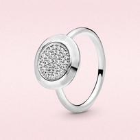 925 svarų sterlingų sidabro žiedai Princesės tiara karūna Žvilganti meilės širdelė , Papuošalai Vestuvių metinių CZ žiedai moterims Sužadėtuvių 8 white