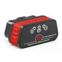 KONNWEI ELM327 V1.5 PIC18F25K80 Bluetooth 5.0 OBD2 skaitytuvas KW901 ELM 327 skirtas Android / IOS automatinio skaitytuvo diagnostikos įrankiui raudona
