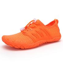 Aqua Shoes Moteriški batai basomis kojomis Paplūdimio batai Upstream Batai Orui pralaidūs sportiniai batai Quick Dry River Sea vandens sporto batai Hiki 43 oranžinė
