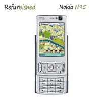 Atnaujintas Nokia Originalus Nokia N95 3G Wifi Slankiojamas Mobilusis Telefonas Su 1 SIM Simple Set juoda