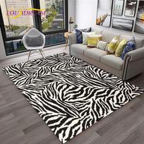 Juodas Baltas Spalvingas Zebra Eilučių Rašto Kilimas Kilimėlis Namams Svetainei Miegamajam Sofai Durų Kilimėlis Dekoras, Plotinis Kilimas Neslystantis Grindų Kilimėlis 40x60cm gray