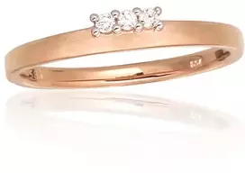 Diamond Sky Jewelry Auksinis žiedas su deimantais „Tokijas XXXV“
